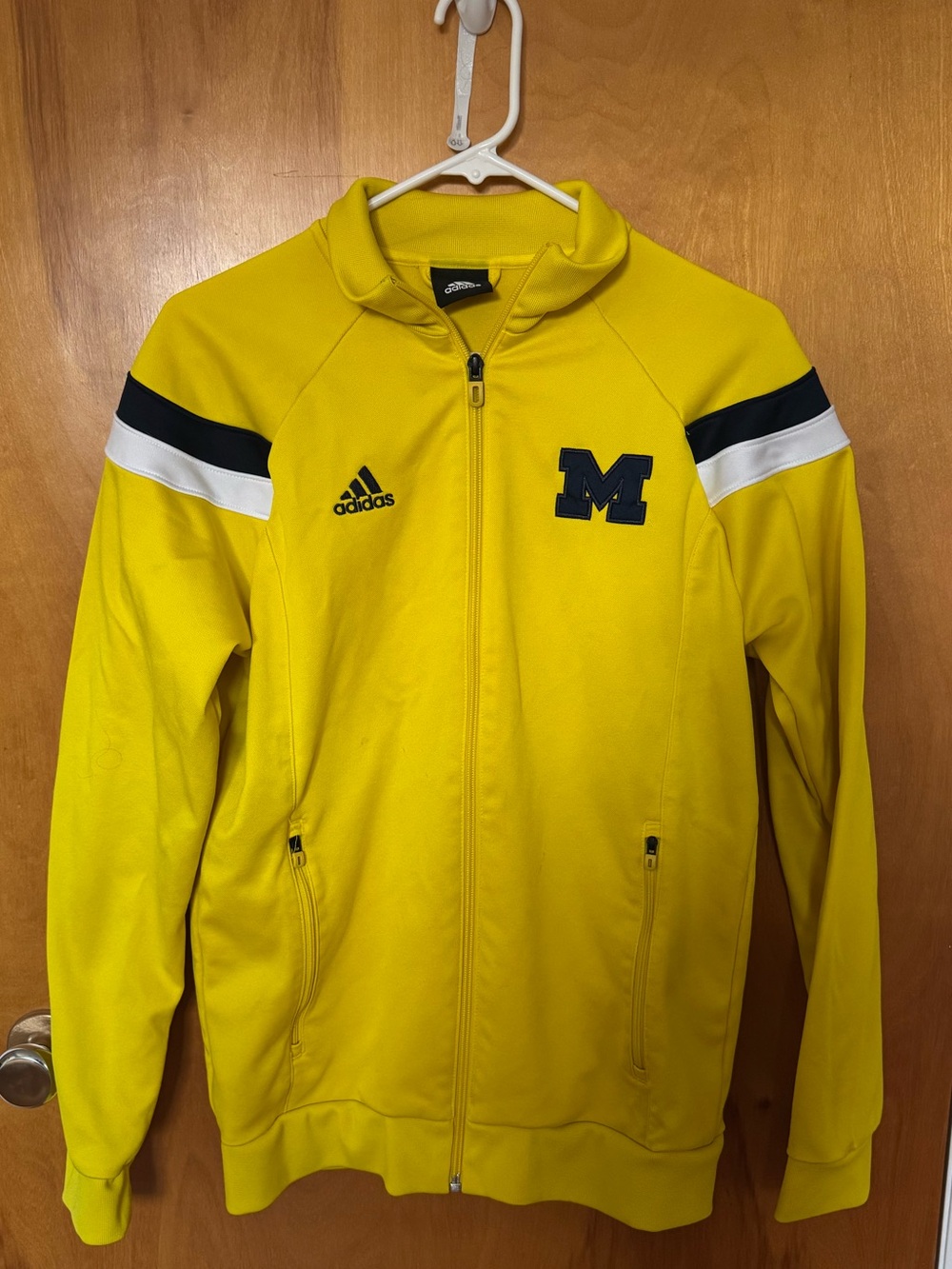 Adidas University of Michigan Maize Track Jacket